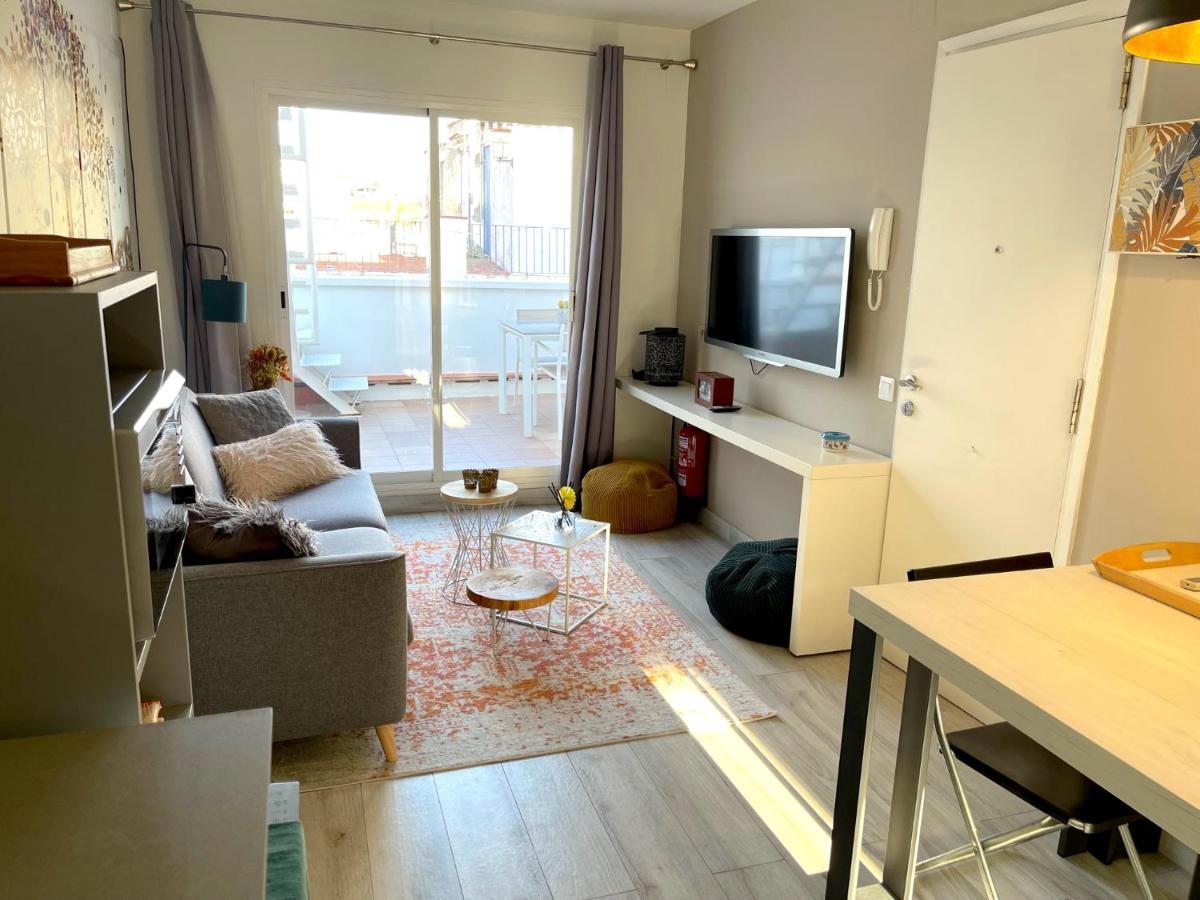 Amazing 2 Bedroom Apartment With Big Sun Terrace Sitges Centre Beach Exterior foto